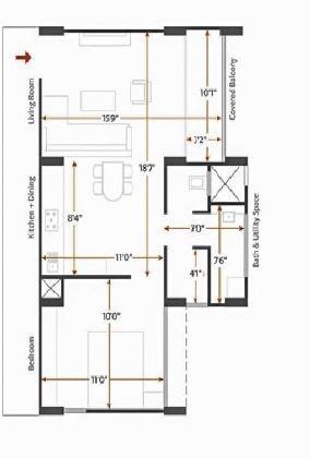 Skyi Star Towers - Floor Plan