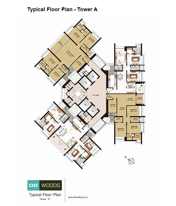 DB Woods in Mumbai Amenities, Layout, Price list, Floor Plan