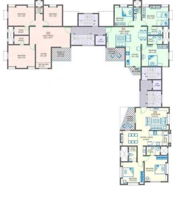 Shreyas Aditya Link View Residency - Site Plan