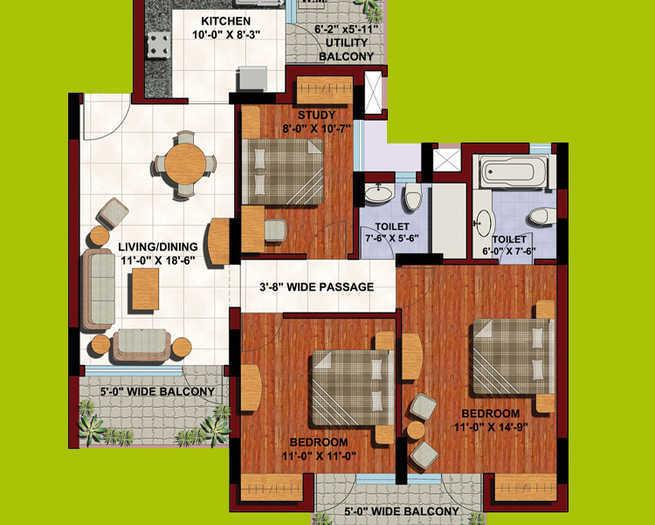 Orange County - Floor Plan