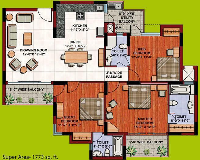 Orange County - Floor Plan