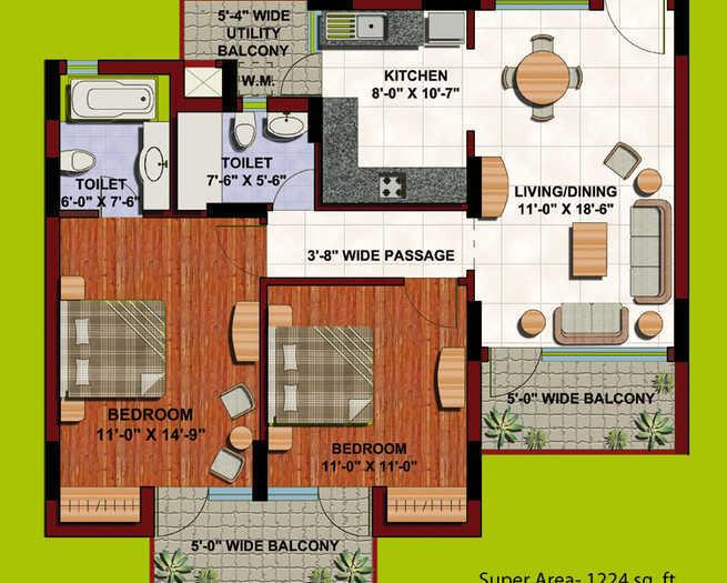 Orange County - Floor Plan