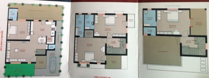 Dev Gajanand Bunglows - Floor Plan