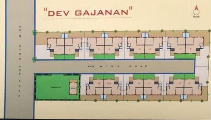 Dev Gajanand Bunglows - Master Plan