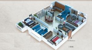 Sidvin Grace Apartment - Floor plan