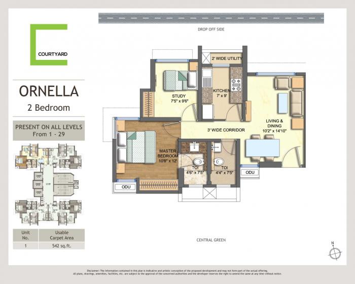 Courtyard Thane - Floor Plan