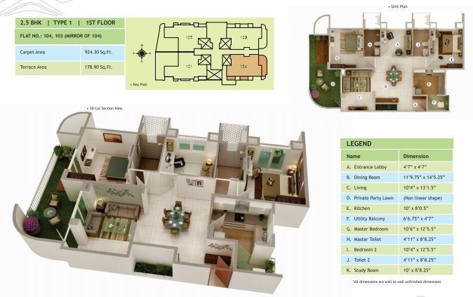 Rucha Vantage - Floor Plan