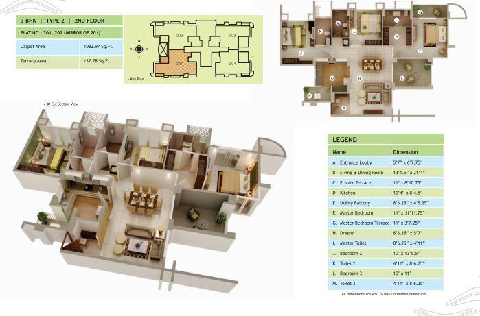 Rucha Vantage - Floor Plan