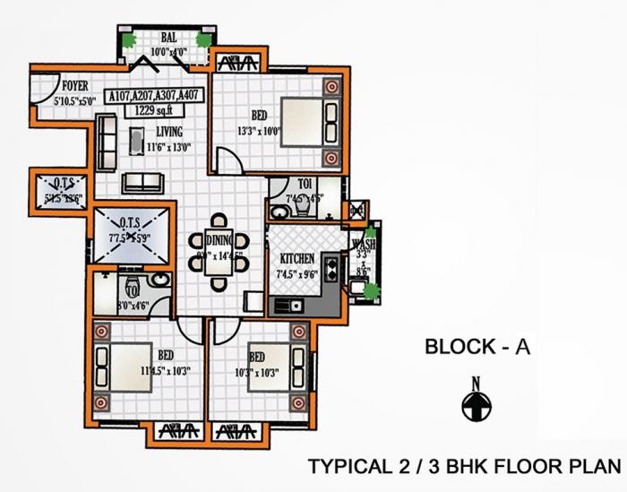 PGP Oaks - Floor Plan