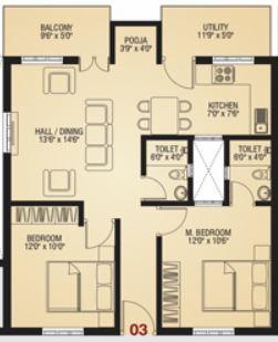 Shri Kalladi Pushkarini - Floor Plan