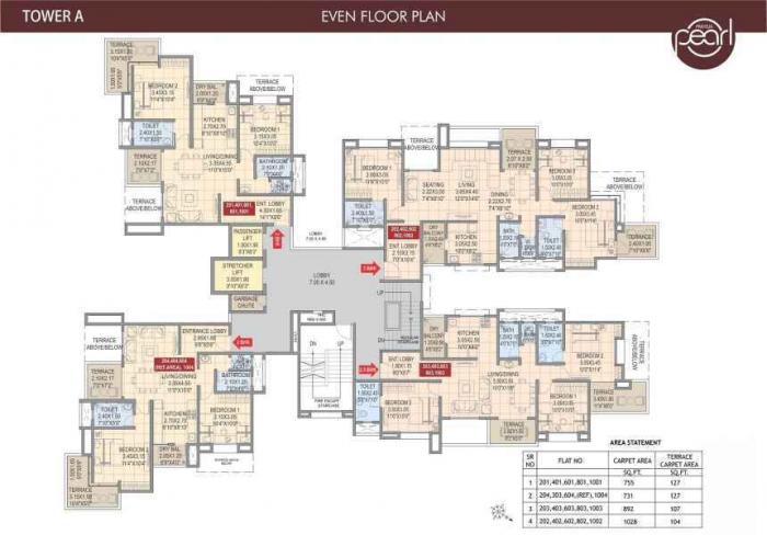 Prayeja Pearl - Site Plan
