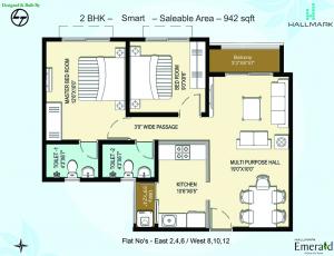 Hallmark Emerald - Floor plan