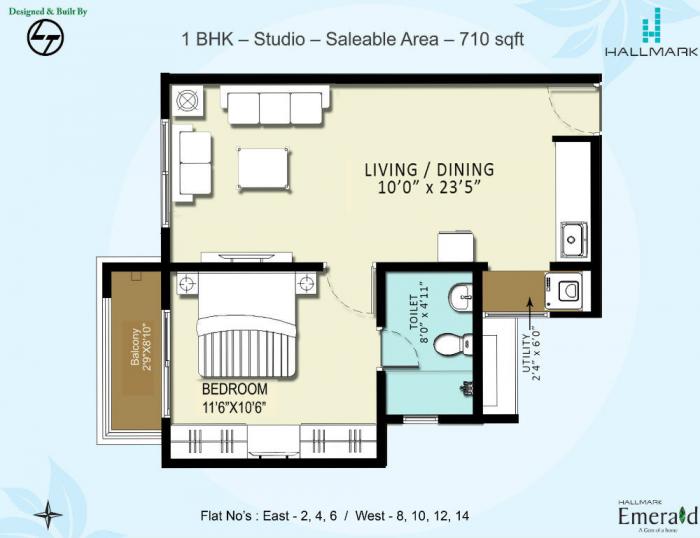 Hallmark Emerald - Floor Plan
