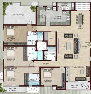 Falling Waters - Floor Plan