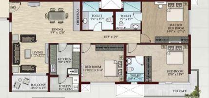 Falling Waters - Floor Plan