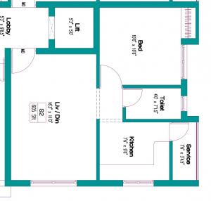 Alankar Dwaraka - Floor plan