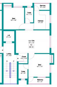 Alankar Dwaraka - Floor plan