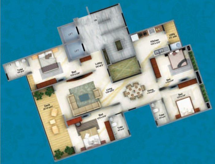 Patil Ekaant - Floor Plan