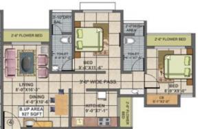 Shree Vrushti - Floor plan