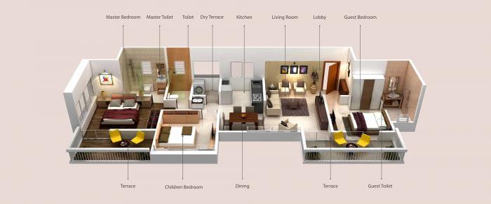 Gravity Austin Park - Floor Plan