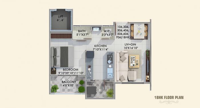 Aakar Imperia - Floor Plan