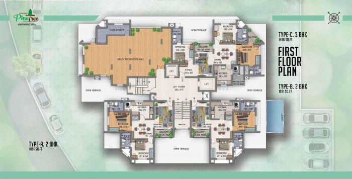 Arya Bhangy Pine Tree - Site Plan