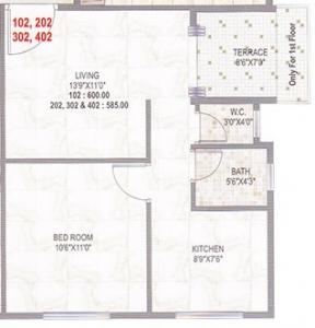 Aditya Pride Prestige - Floor plan