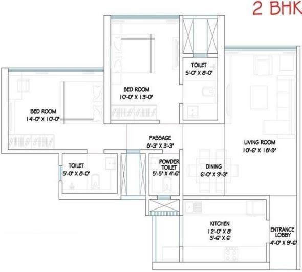 Rustomjee Summit - Floor Plan