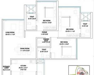 Rustomjee Summit - Floor plan