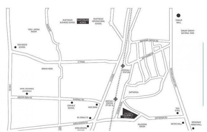 Rustomjee Summit - Locality