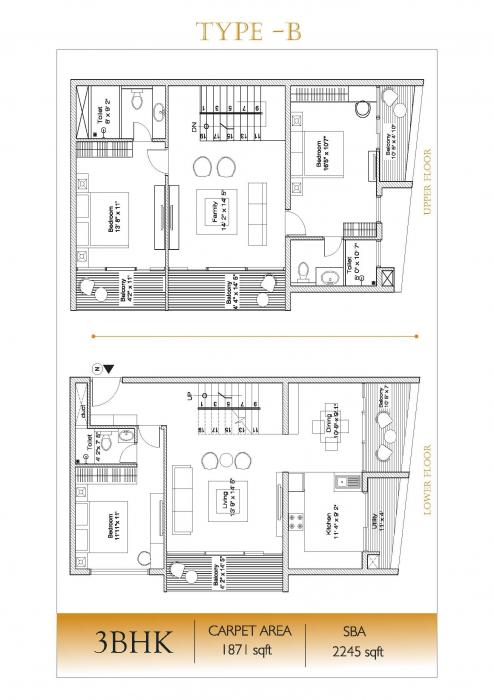 Landmark Eastern Winds - Floor Plan