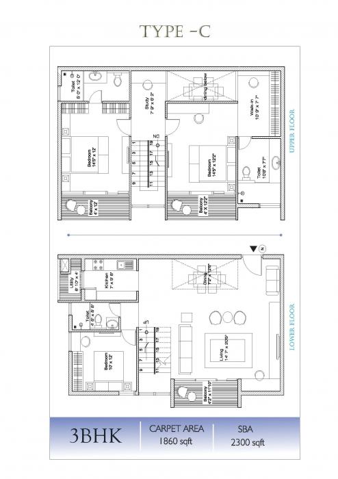 Landmark Eastern Winds - Floor Plan