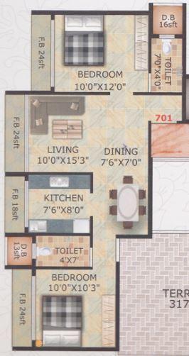 Oasis Pride - Floor Plan