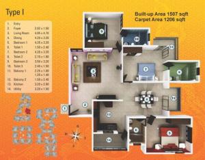 Aratt Felicita - Floor plan