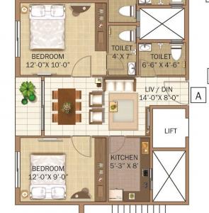 GPS Meena Graciya - Floor plan