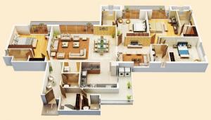 Saha Amadeus - Floor plan