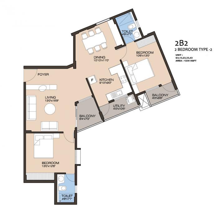 Landmark Oxygen - Floor Plan