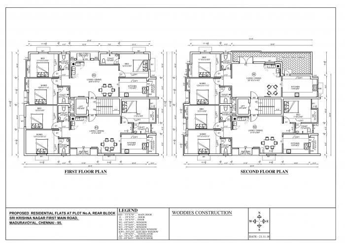 Woddies Krishna Nagar - Site Plan