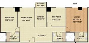Bhattad Aurus - Floor plan