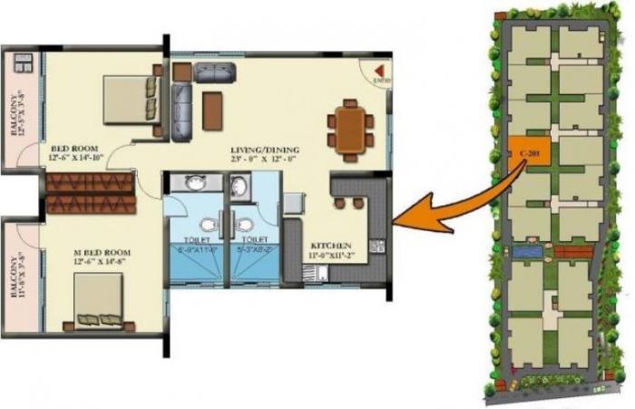 Insight Nandana - Floor Plan