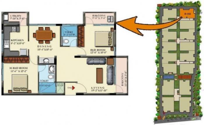 Insight Nandana - Floor Plan
