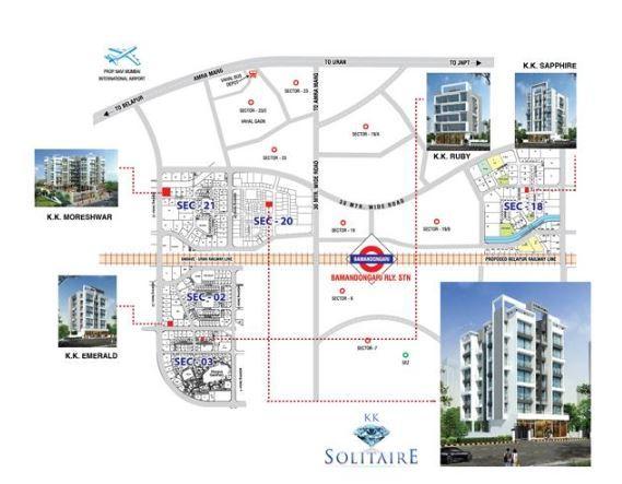 K K Solitaire Apartment - Locality