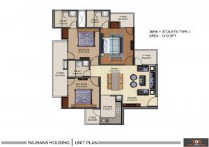 Rajhans Residency - Floor plan