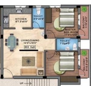 Blucon Pristine - Floor plan
