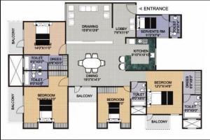 Vishwakarma Krishna Indraprastha - Floor plan