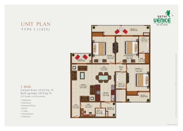 Sethi Venice - Floor Plan