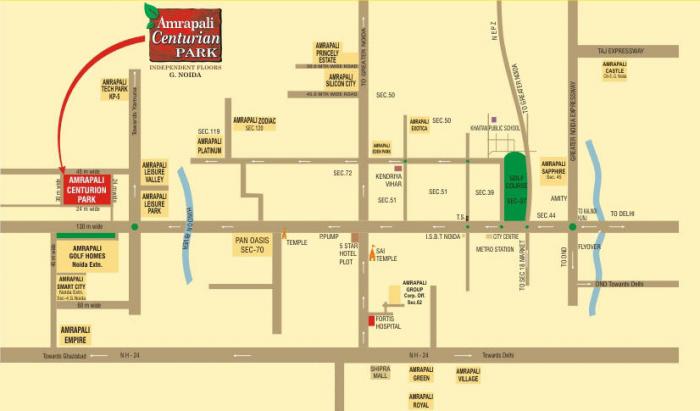 Amrapali Centurian Park - Locality