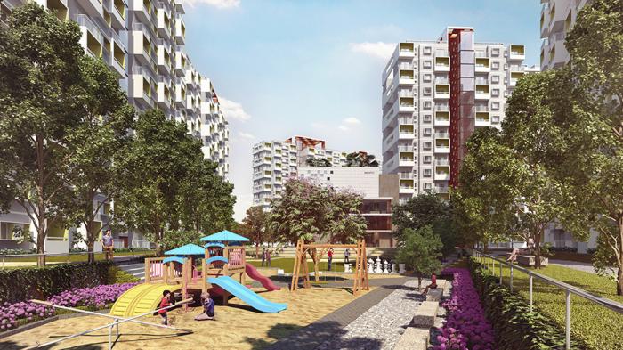 Sattva Park Cubix - Outdoor Play area for kids