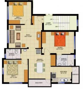 Aavaasas Brindavana - Floor plan