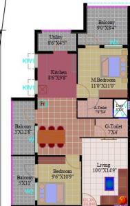 Shejawadkar Akshay Elite - Floor plan
